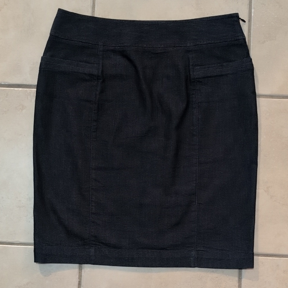 Kenneth Cole Reaction Dark Indigo Pencil Skirt
